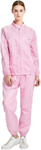 مجموعة CoverAll المضادة للثبات في وكالة حماية البيئة - دعاوى عمل مقاومة للترسبات من طوق الغبار لغرفة التنظيف ، ملابس الحماية من ESD الرجال نساء in Saudi Arabia