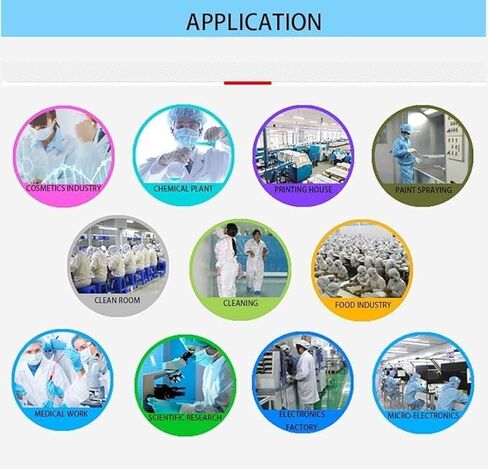 مجموعة CoverAll المضادة للثبات في وكالة حماية البيئة - دعاوى عمل مقاومة للترسبات من طوق الغبار لغرفة التنظيف ، ملابس الحماية من ESD الرجال نساء in Saudi Arabia