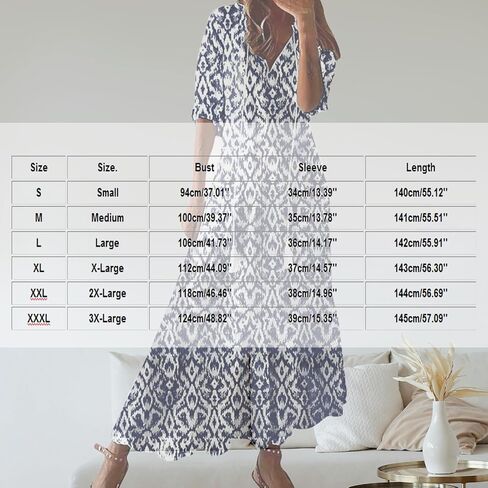 Maxi Dresses for Women 2025 Classy V Neck Pockets Print Long Tshirt Sundress Fashion Short Sleeve Beach Party Dress in Saudi Arabia