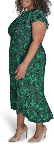 Tommy Hilfiger Women's Flutter Sleeves Jersey Midi Dress in Saudi Arabia