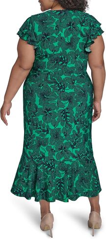 Tommy Hilfiger Women's Flutter Sleeves Jersey Midi Dress in Saudi Arabia