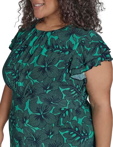 Tommy Hilfiger Women's Flutter Sleeves Jersey Midi Dress in Saudi Arabia