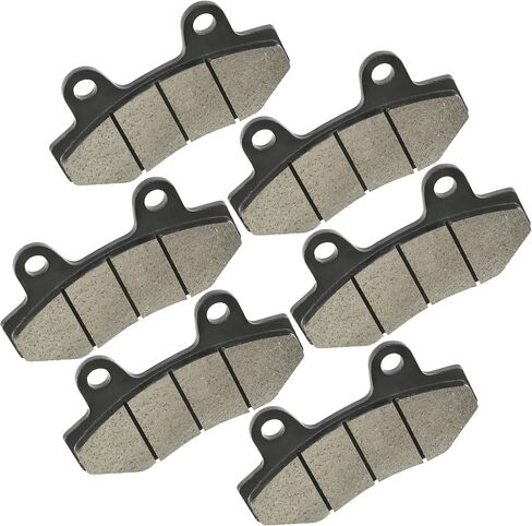 Caltric Front And Rear Brake Pads Compatible with Hyonsung Gv650 Gv 650 2005 2006 2007 2008-2016 in Saudi Arabia