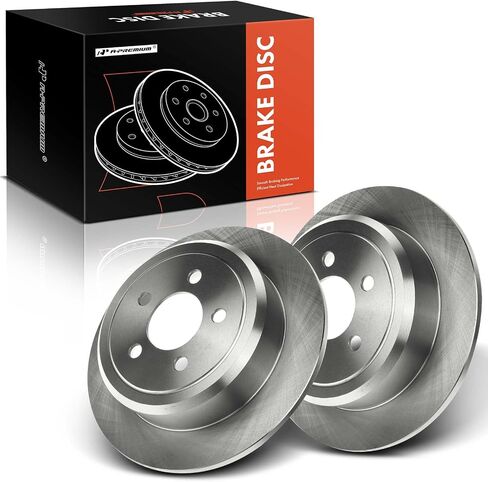 A-Premium 12.44 بوصة (316 مم) دوارات فرامل القرص الصلبة الخلفية متوافقة مع نماذج Dodge و Jeep Select-Nitro 2007-2011 3.7L/4.0L ، Liberty 2008-2012 3.7L in Saudi Arabia