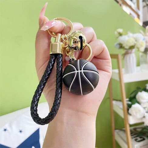 Fuqimanman2020 Basketball Keychain Sports Ball Key Chain KeyRings Sports Fan Lover Gift Inspirational Gift for Women Men in Saudi Arabia