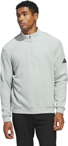 adidas Men's Ultimate365 Terry Cloth Quarter-Zip Pullover in Saudi Arabia