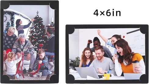 إطارات الورق السوداء 5 × 7 مجموعة من 10 ، إطار صورة من الورق المقوى مع الحرف ، الحرف المصورة DIY. in Kuwait