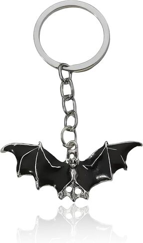 Gothic Bat Keychain Spooky Halloween Charms for Bags Purses Halloween Accessories in Saudi Arabia