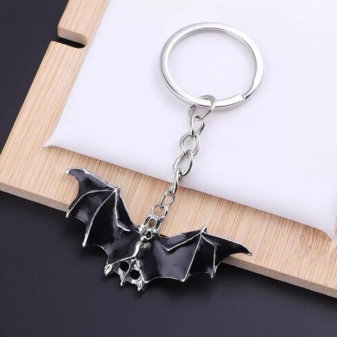 Gothic Bat Keychain Spooky Halloween Charms for Bags Purses Halloween Accessories in Saudi Arabia