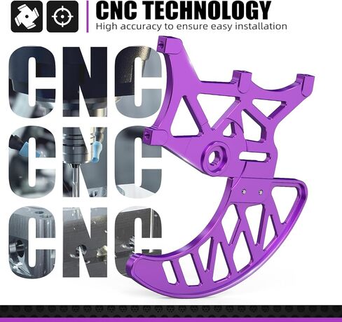 NiceCnc الأسود الخلفي واقي حماية الفرامل واقي مزدوج الفرجار تصاعد مصمم متوافق مع Surron Light Bee X/ S/ L1E متوافق مع Segway X160 X260 انظر FitMnet in Saudi Arabia