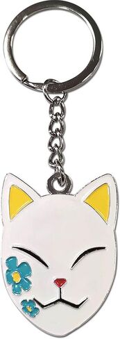 Great Eastern Entertainment Demon Slayer - Makomo Warding Mask Enamel Metal Keychain in Saudi Arabia