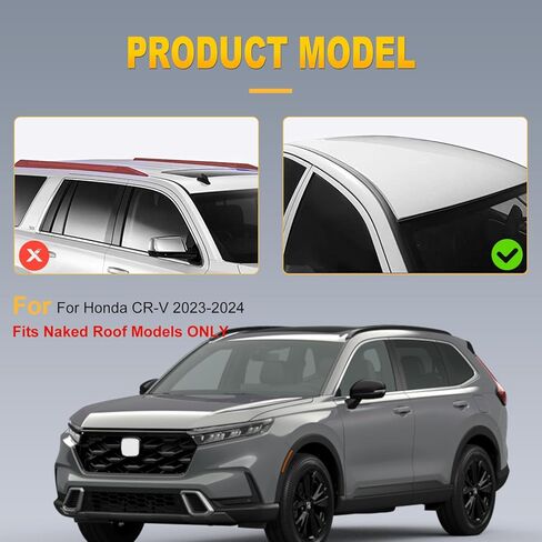 قضبان جانبية رف سقف OCPTY لـ Honda HRV 2023 رفوف الأمتعة على السطح حاملة حقائب حقائب الأمتعة قوارب الزوارق على الجليد in Saudi Arabia