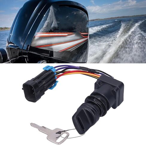 مفتاح مفتاح المفتاح ، مفتاح الإشعال ، سفينة اليخوت 4 الموضع الإشعال مفتاح KEY KIT 893353A03 قطع غيار بديل مناسبة ل Mercruiser DTS in Kuwait