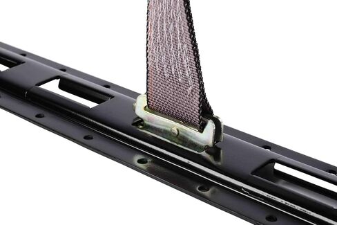 Mytee Products (4 Pack) 5' Vertical E-Track Tie-Down Rail - Made in USA | Black Powder Coated Steel, Bolt-On Tie Down Rail for Cargo on Pickups, Trucks, Trailers, Vans in Saudi Arabia