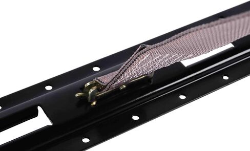 Mytee Products (4 Pack) 5' Vertical E-Track Tie-Down Rail - Made in USA | Black Powder Coated Steel, Bolt-On Tie Down Rail for Cargo on Pickups, Trucks, Trailers, Vans in Saudi Arabia