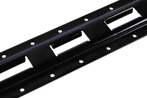 Mytee Products (4 Pack) 5' Vertical E-Track Tie-Down Rail - Made in USA | Black Powder Coated Steel, Bolt-On Tie Down Rail for Cargo on Pickups, Trucks, Trailers, Vans in Saudi Arabia