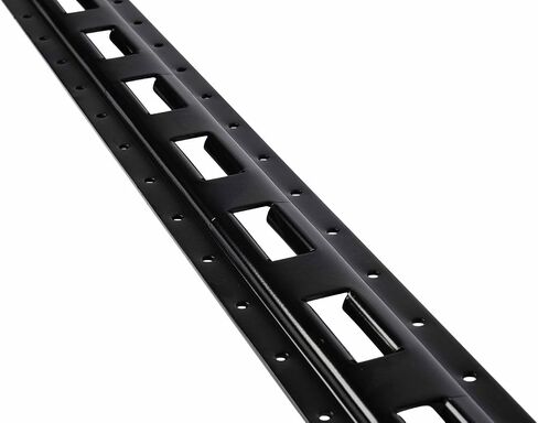 Mytee Products (4 Pack) 5' Vertical E-Track Tie-Down Rail - Made in USA | Black Powder Coated Steel, Bolt-On Tie Down Rail for Cargo on Pickups, Trucks, Trailers, Vans in Saudi Arabia