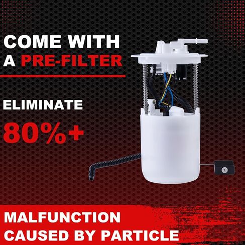 Electric Fuel Pump Assembly w/Sending Unit Compatible for 2013 2014 2015 2016 Nissan Pathfinder Infiniti JX35 QX60 V6 3.5L Replace E9187M FG1548 in Saudi Arabia