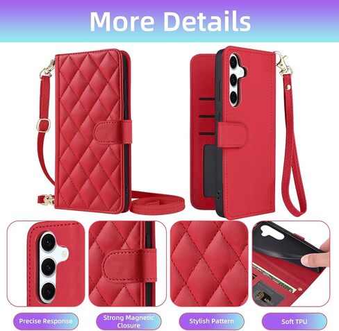 Argyle Wallet Case for Samsung Galaxy Z Fold 4 5G 2022 Women Purple in Saudi Arabia