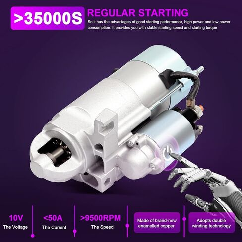 استبدال بداية جديدة لـ Firebird 2door 5.7L Trans AM 1998-2002 لـ Camaro 2door 5.7L Z28 1998-2002 ، Azhz Electrical Starter SDR0042 in Kuwait