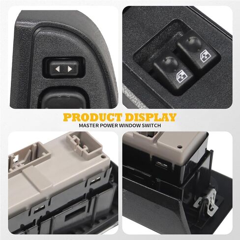Driver Side Master Window Switch Compatible with Sierra Silverado 1500 2500 3500 2-Door Series 2003-2007 15883318 920-023 DWS-226 in Saudi Arabia