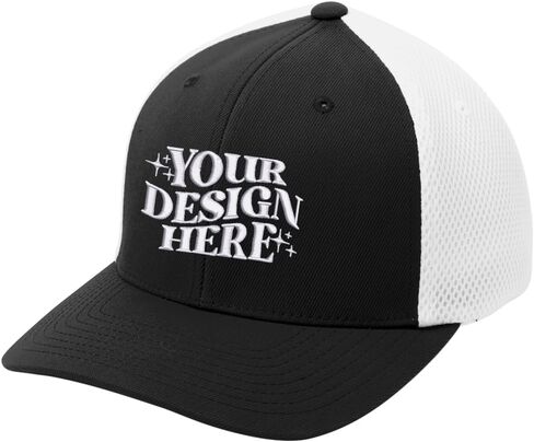 INK STITCH Stc40 Custom Embroidery Add Logo Texts Air Mesh Trucker Caps in Saudi Arabia