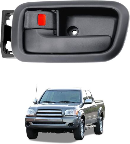 Gledewen Interior Door Handles W/Bezel (Pair), Compatible with 2000-2006 Toyota Tundra, Dark Gray, Front Left Driver & Right Passenger | 692050C010B1,692060C010B1 Inside Handle Door Part in Saudi Arabia