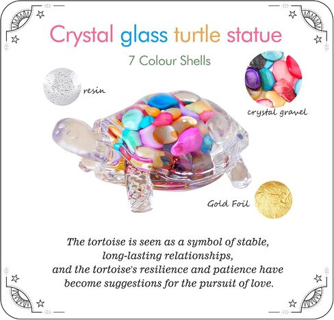 Handcrafted Resin & Shells Turtle Statue Coastal Aquarium Decor with Natural Beach Theme, Zen Home Ornament for Turtle Lovers, Ocean-Themed Collector Gift (3.35 Inch) in Saudi Arabia