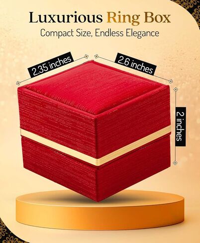 Luxury earring jewelry Gift Box, Elegant Small Earring Jewelry Box With Gold Strip, jewelry Storage Display Case For Women And Men, Earring Holder Organizer for Birthday, Wedding, Engagement, in Saudi Arabia