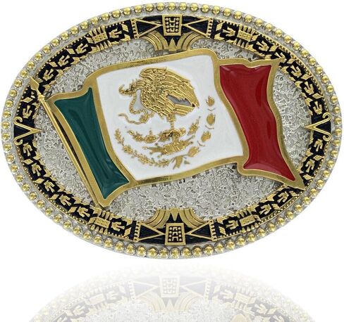 Montana Silversmiths Pride of Mexico Attitude Buckle - A998P in Saudi Arabia