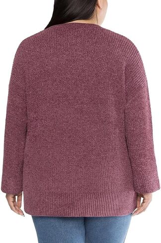 Matty M Ladies' Chenille Tunic Sweater, Crewneck, Ribbed Cuffs and Hem, Wide Sleeves, Multiple Colors in Kuwait