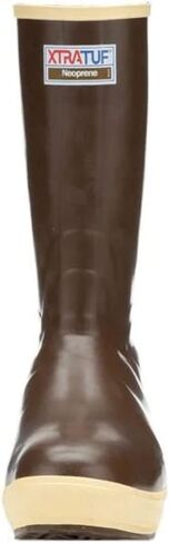 XTRATUF Men’s Fishing Watertight Latex Neoprene Arch Support Slip Resistant Traction Legacy Boots, 15in Insulated - Plain Toe, Copper/Tan, 11 in Saudi Arabia