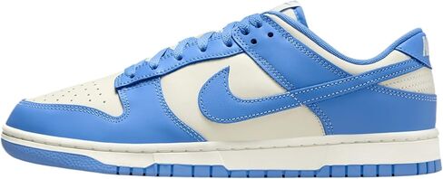 Nike Dunk Low Retro Men's Shoes (DV0833-113, Coconut Milk/Gym Red/Sail/University Blue) Size 8.5 in Saudi Arabia