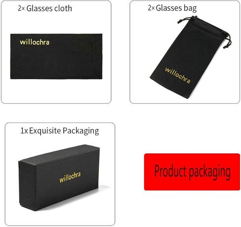 willochra 2 Pack Bifocal Reading Sunglasses for Women round punk Muticolored Reader Sunglasses Driving goggles Value package in Saudi Arabia