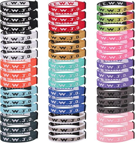 45PCS WWJD Bracelet Pack for Women Men, Christian Jesus Wristbands Gifts, W.W.J.D Adjustable Bracelets What Would Jesus Do Bracelet in Saudi Arabia