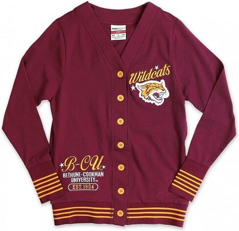 Big Boy Bethune-Cookman Wildcats S4 Light Weight Ladies Cardigan [Maroon] - ID#148018-104-85-0-0 in Saudi Arabia