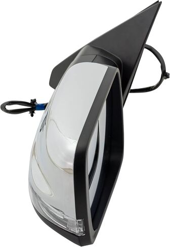 Garage-Pro Side Side Power Mirty Firted Forror for RAM 1500 2019-2022 طية كهربائية مع ضوء الإشارة ، والزجاج المرتقب ، والذاكرة ، والكروم المصباح للموديلات بدون حزمة سحب جسم جديد in Saudi Arabia