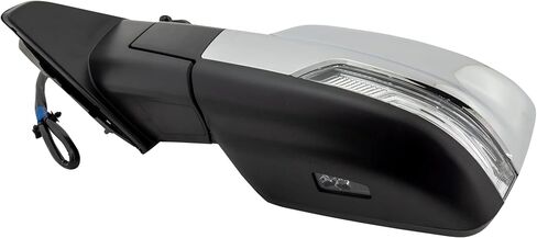 Garage-Pro Side Side Power Mirty Firted Forror for RAM 1500 2019-2022 طية كهربائية مع ضوء الإشارة ، والزجاج المرتقب ، والذاكرة ، والكروم المصباح للموديلات بدون حزمة سحب جسم جديد in Saudi Arabia