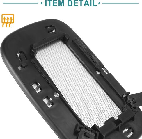 ACROPIX Left Driver Side Rearview Heated Mirror Glass Replacement Fit for Volvo S40 with Backing Plate - Pack of 1 White Glass in Saudi Arabia