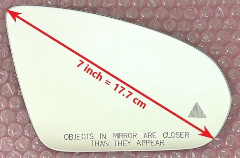 New Replacement Blind Spot Mirror Glass with Full Size Adhesive for 2020-2023 Mercedes-Benz A220 A35 AMG CLA250 CLA35 AMG CLA45 AMG SL55 AMG SL63 AMG Passenger Side View Right RH in Saudi Arabia