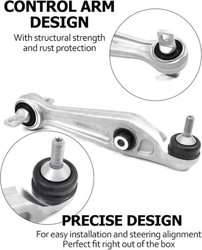 Front Lower Rearward Control Arm, Steering and Suspension Kit Compatible with Tesla Model Y 2019-2025 (Model Y(118834100C)) in Kuwait