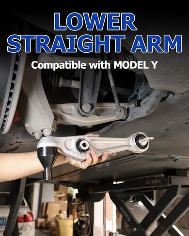 Front Lower Rearward Control Arm, Steering and Suspension Kit Compatible with Tesla Model Y 2019-2025 (Model Y(118834100C)) in Kuwait