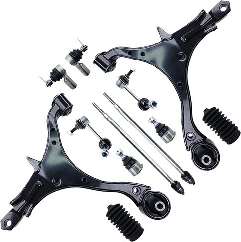 12 PCS تعليق ذراع التحكم السفلي مع كرة التضايق في مفصل الكرة بديل رابط الرابط بديل لعام 2002-2006 هوندا CR-V in Kuwait