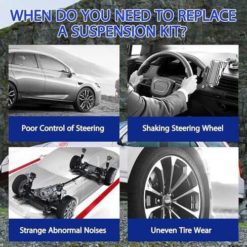 12 PCS تعليق ذراع التحكم السفلي مع كرة التضايق في مفصل الكرة بديل رابط الرابط بديل لعام 2002-2006 هوندا CR-V in Kuwait