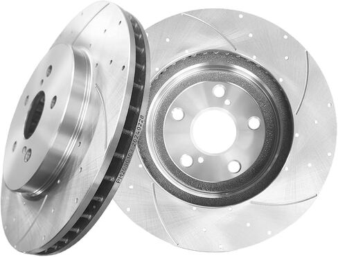PM Auto Front Pridted Smoted Disc Doct For 2007-2009 Lexus RX350 BASE in Saudi Arabia
