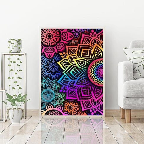 ICECHEN Inspirational Sunflower Bus Diamond Painting Kits for Adults, 5D Blessing Words Diamond Art for Beginners, DIY Full Round Drill Colorfu Gem Art Kits for Gift Home Wall 12X16 inch in Saudi Arabia