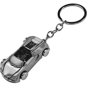 سلسلة مفاتيح سيارة سباق ثلاثية الأبعاد ، حامل مفتاح مفتاح مفتاح المفاتيح الإبداعي ، منظم مفاتيح السيارات ، حلقة مفتاح سيارات رياضية ميني قابلة للتحويل ، حاضر لأصدقاء زوج الأب (الفضة) in Kuwait