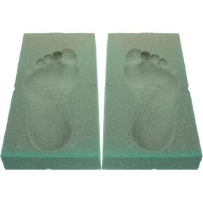 GLEAVI Box Foot Molding Box Foam Foot Mold Casting Kit Foot Casting Kit DIY Footprint Foam Mold Foot Orthotic Mold Shoe Inserts Insole Foot Impression Foam Kit Carton 3D Bellows Manual in Saudi Arabia