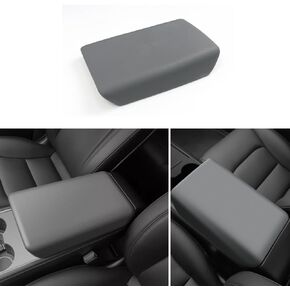 Center Control Armrest Cover for 2016-2023 Model 3 and 2020-2024 Model Y, Tesla Arm Rest Cover, Not Fit Model 3 2024 Refresh Highland, Made of TPE Material (Model 3/Y Gray) in Saudi Arabia