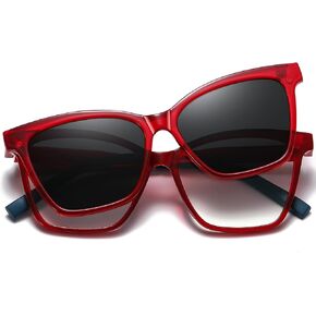 TR90 Magnetic Clip on Sunglasses Polarized Sun Glasses Clips Multifunctional Driving Eyeglasses in Saudi Arabia